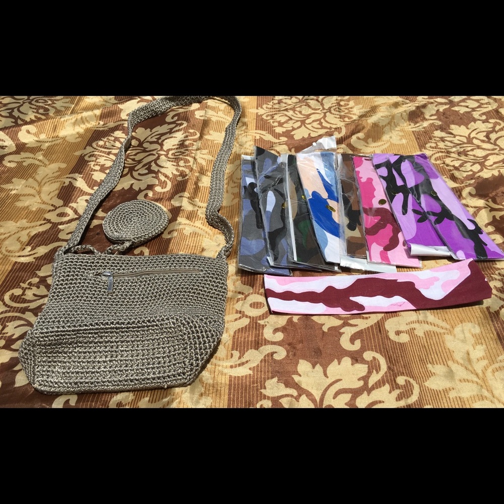 Crossby tote + hair accessories